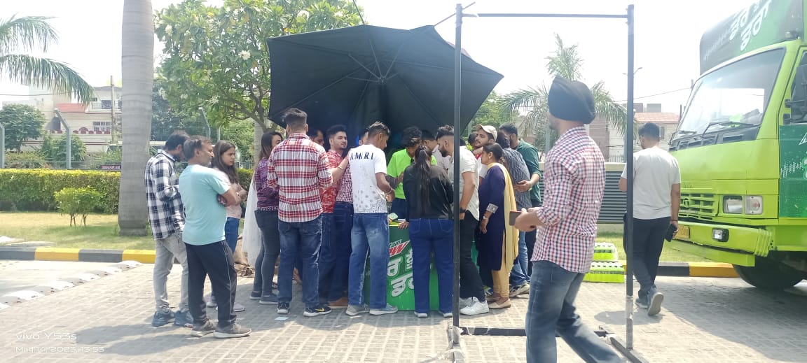 Mountain Dew did exclusive canter activity at VR Ambarsar