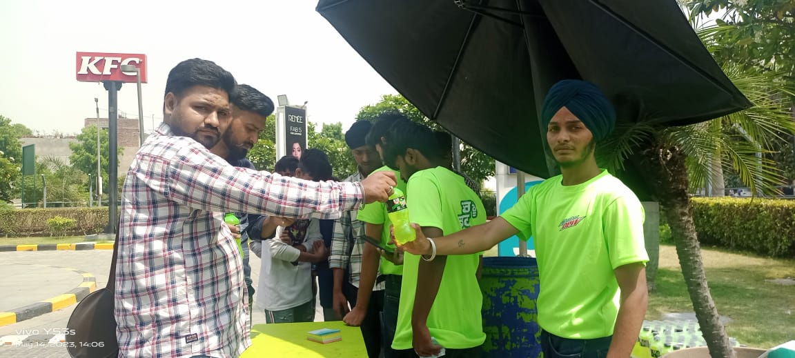 Mountain Dew did exclusive canter activity at VR Ambarsar